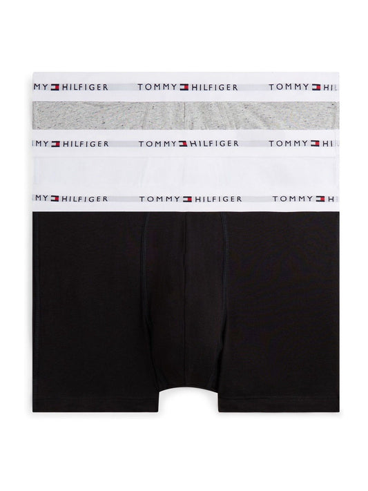 Disney Kidz - Tommy Hilfiger Grey Cotton Stretch Boxer Trunks 3 Pack image 1