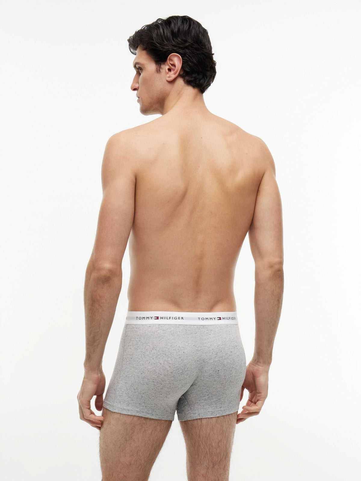 Dsiney Kidz - Tommy Hilfiger Grey Cotton Stretch Boxer Trunks 3 Pack image 4