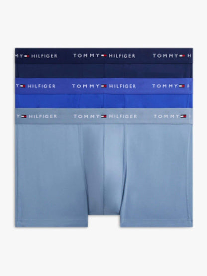 Dsiney Kidz - Tommy Hilfiger Blue Performance Stretch Trunks  3 Pack image 1