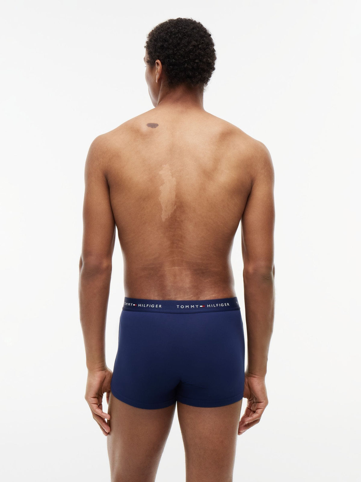 Dsiney Kidz - Tommy Hilfiger Blue Performance Stretch Trunks  3 Pack image 5