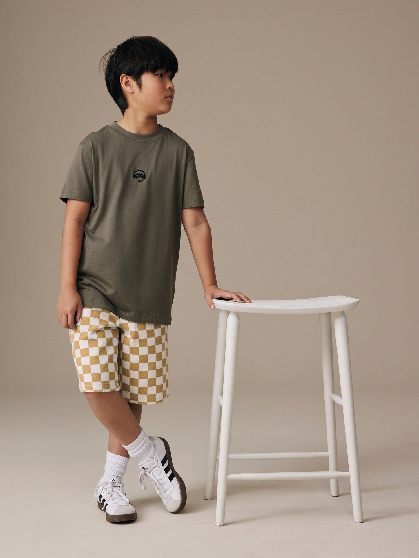 Dsiney Kidz - Ochre/Cream Twill Shorts (3-14yrs) image 2