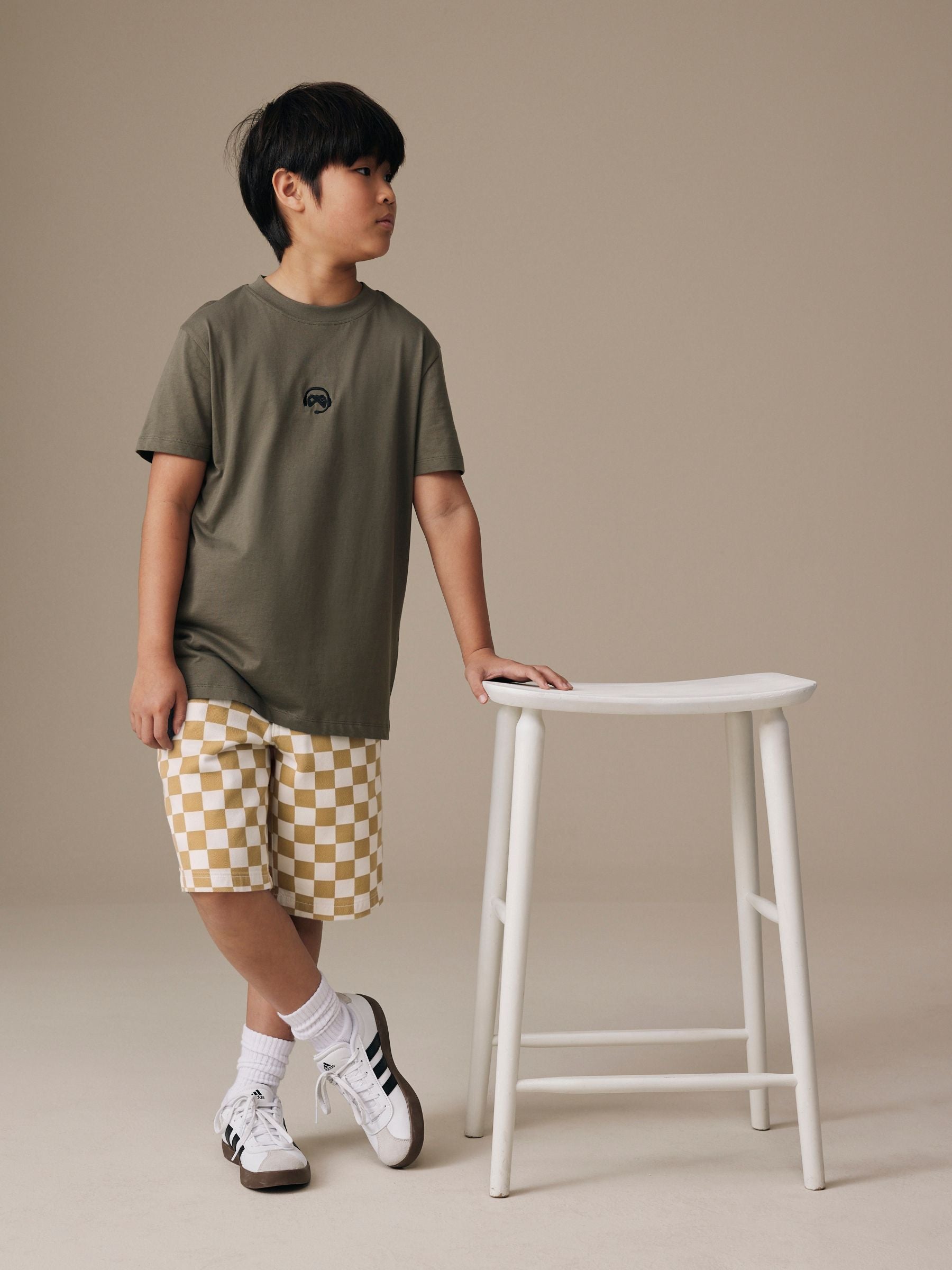 Dsiney Kidz - Ochre/Cream Twill Shorts (3-14yrs) image 2