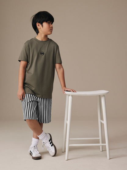 Dsiney Kidz - Black/White Twill Shorts (3-14yrs) image 2