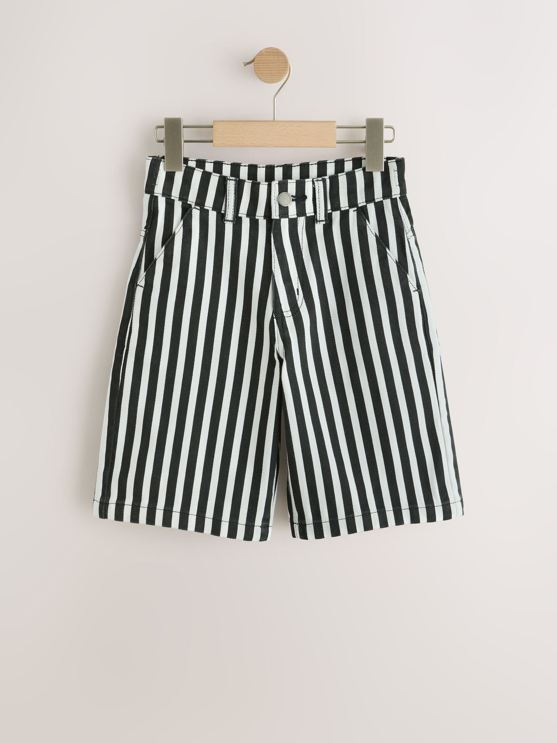 Dsiney Kidz - Black/White Twill Shorts (3-14yrs) image 4