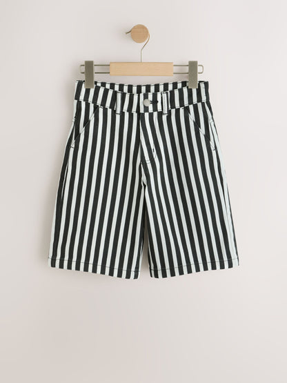 Dsiney Kidz - Black/White Twill Shorts (3-14yrs) image 4