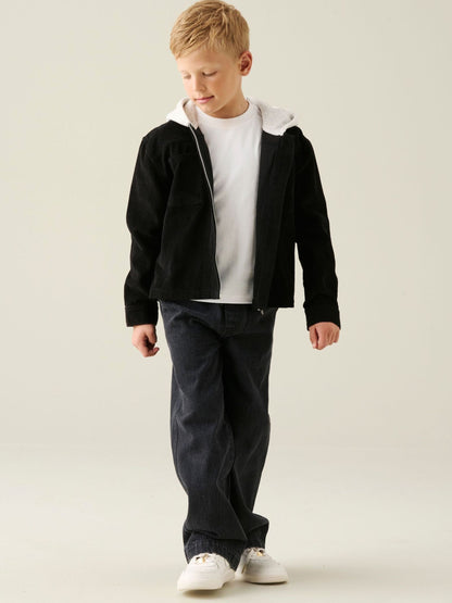 Dsiney Kidz - Angel & Rocket Black Sid Cord Shirt With Hood image 3