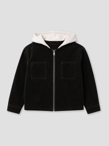 Dsiney Kidz - Angel & Rocket Black Sid Cord Shirt With Hood image 4