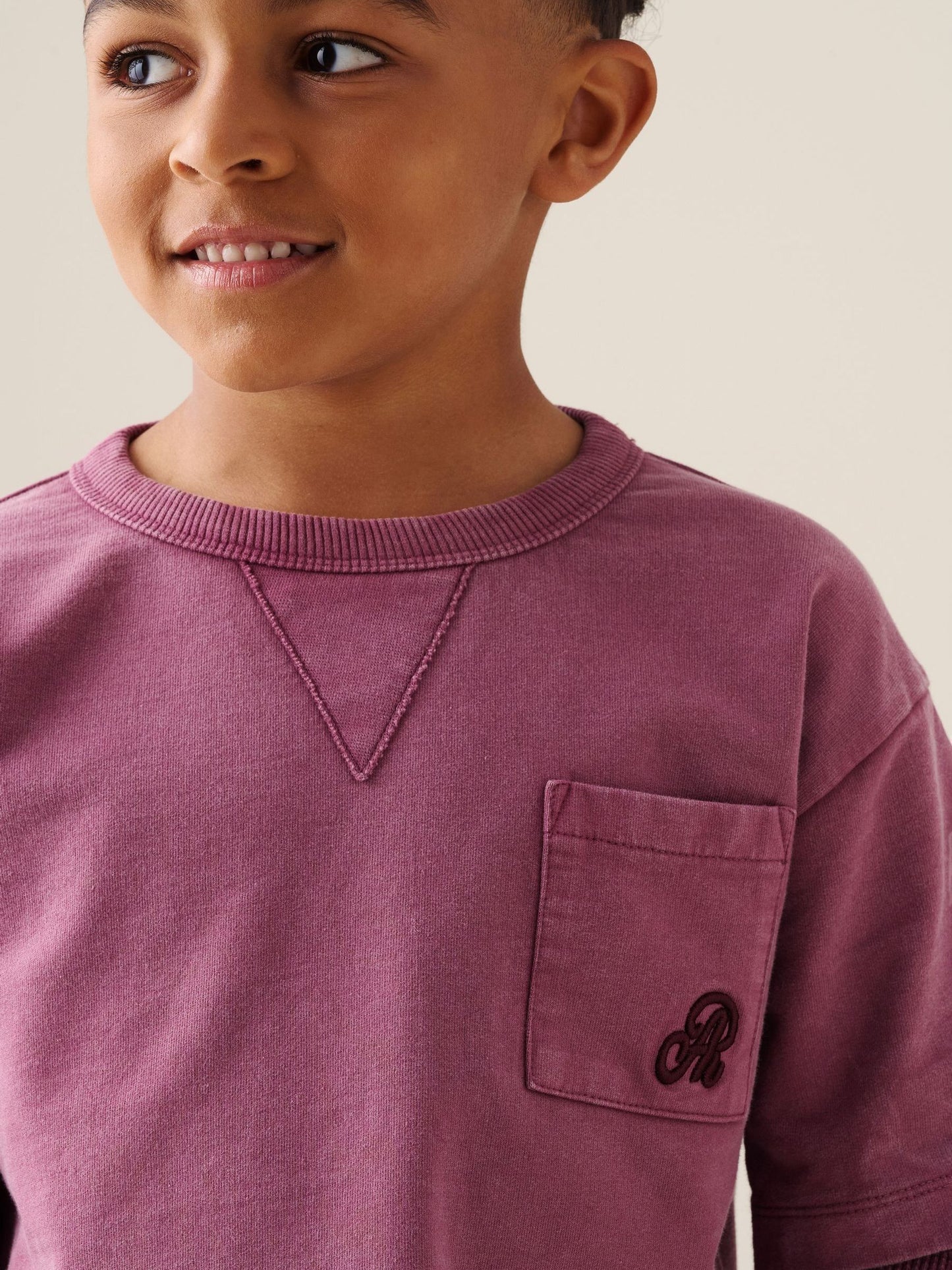 Dsiney Kidz - Angel & Rocket Purple Kyle Layered Sweatshirt image 3