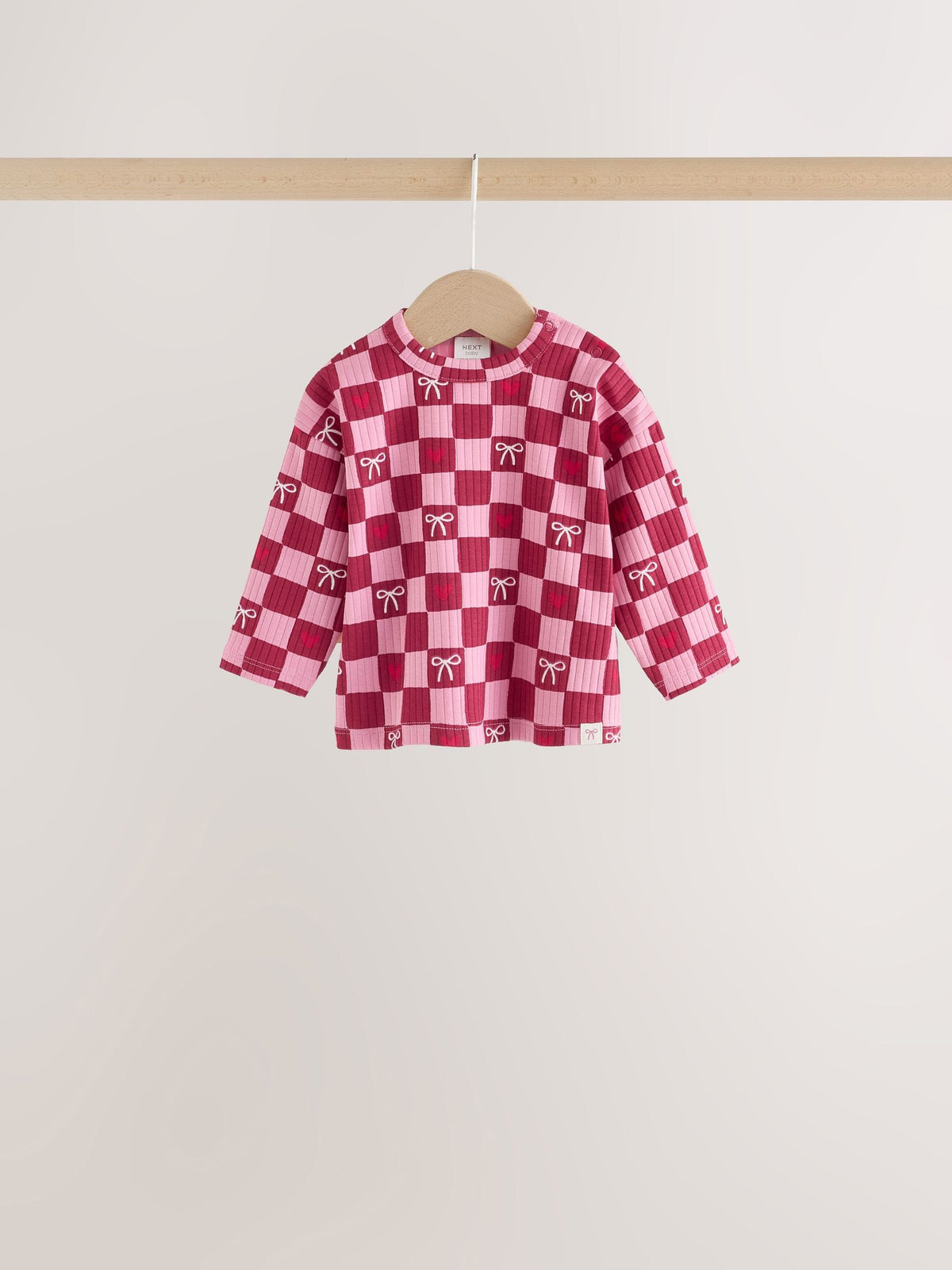 Dsiney Kidz - Burgundy Red Bow Baby Long Sleeve Top And Leggings 6 Piece Set (0mths-2yrs) image 3