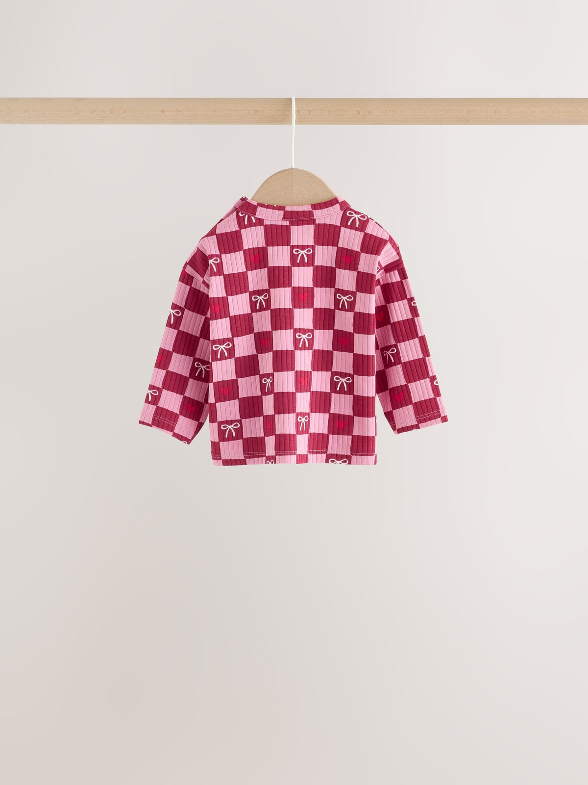 Dsiney Kidz - Burgundy Red Bow Baby Long Sleeve Top And Leggings 6 Piece Set (0mths-2yrs) image 4