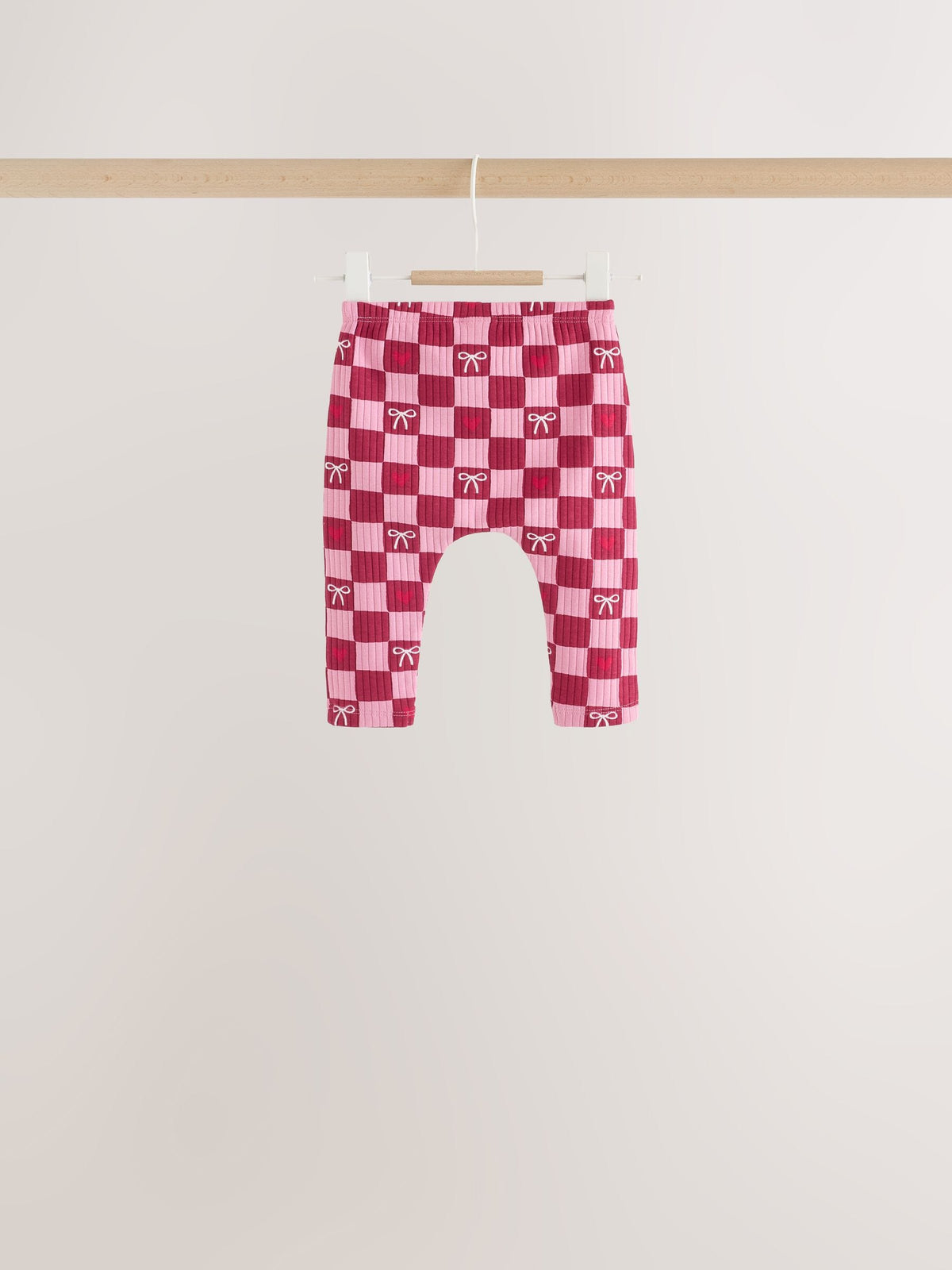 Dsiney Kidz - Burgundy Red Bow Baby Long Sleeve Top And Leggings 6 Piece Set (0mths-2yrs) image 6