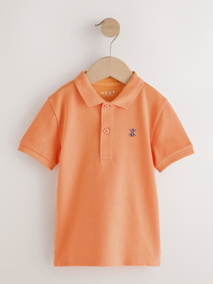 Dsiney Kidz - Green/Orange Polo Shirts 2 Pack (3mths-7yrs) image 3