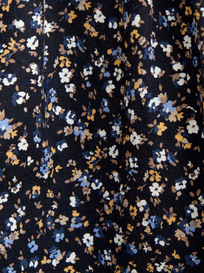 Dsiney Kidz - JoJo Maman Bébé Dark Blue Floral Mini Me Smocked Dress image 4