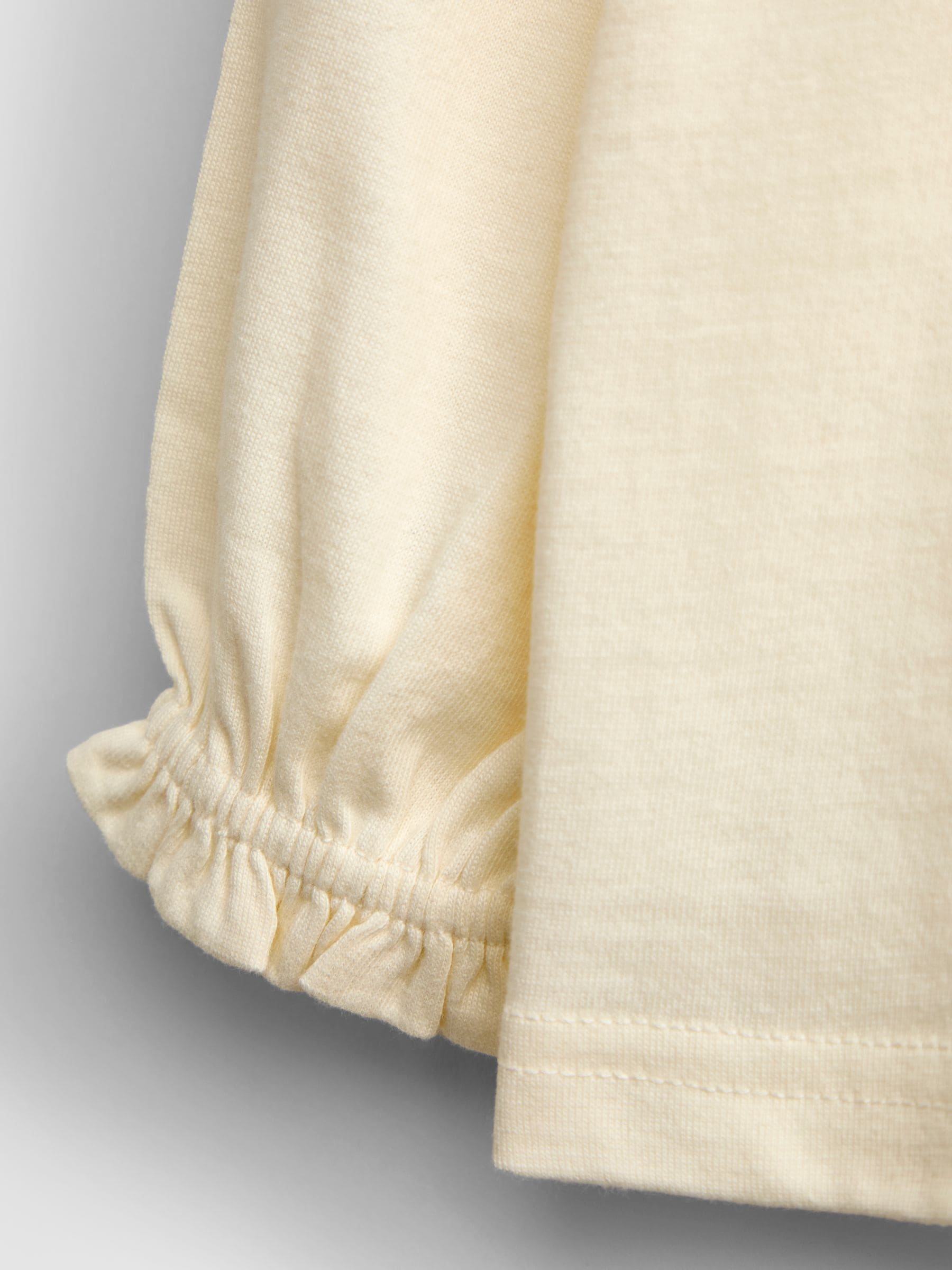 Dsiney Kidz - JoJo Maman Bébé Ivory Broderie Collar Top image 4