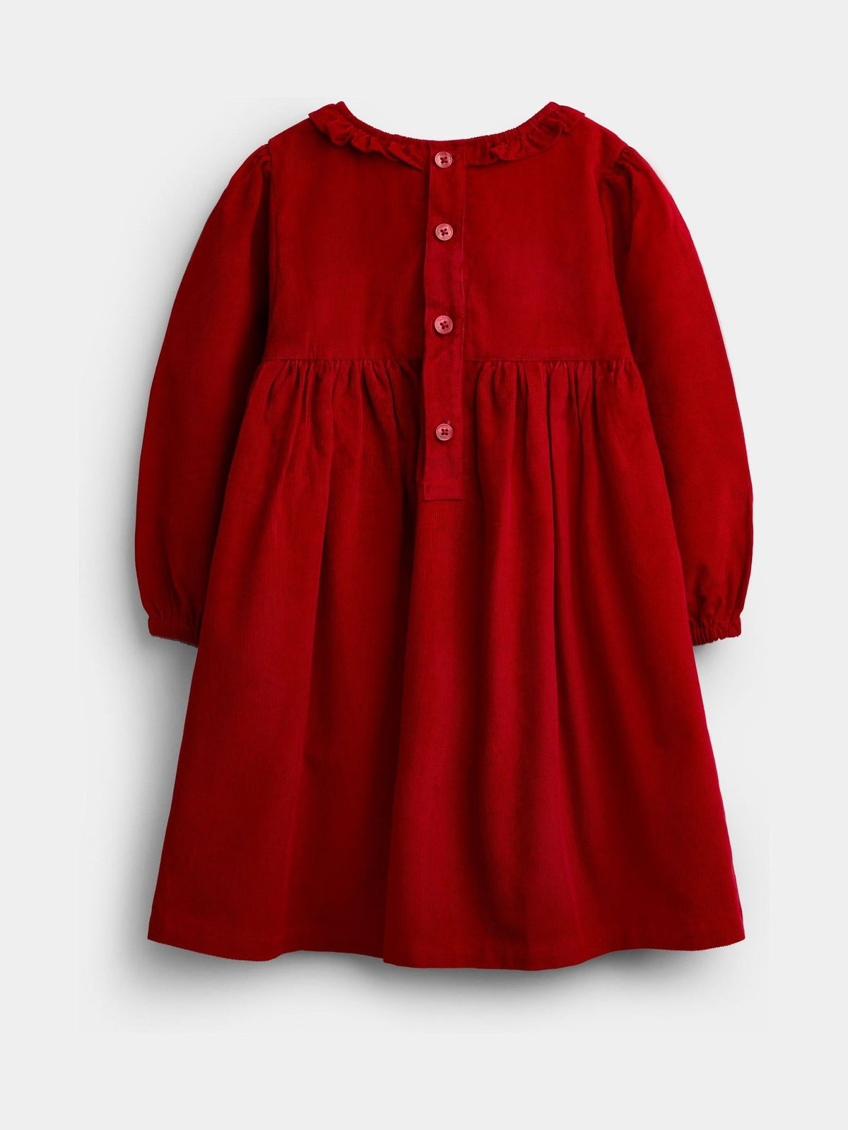 JoJo Maman Bébé Dark Red London Smocked Dress - image 4