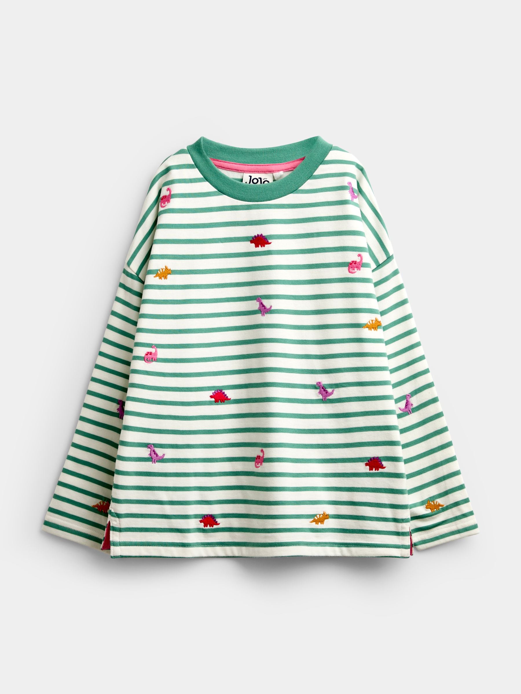 Dsiney Kidz - Jojo Maman Bébé Green Dino Embroidered Top image 1