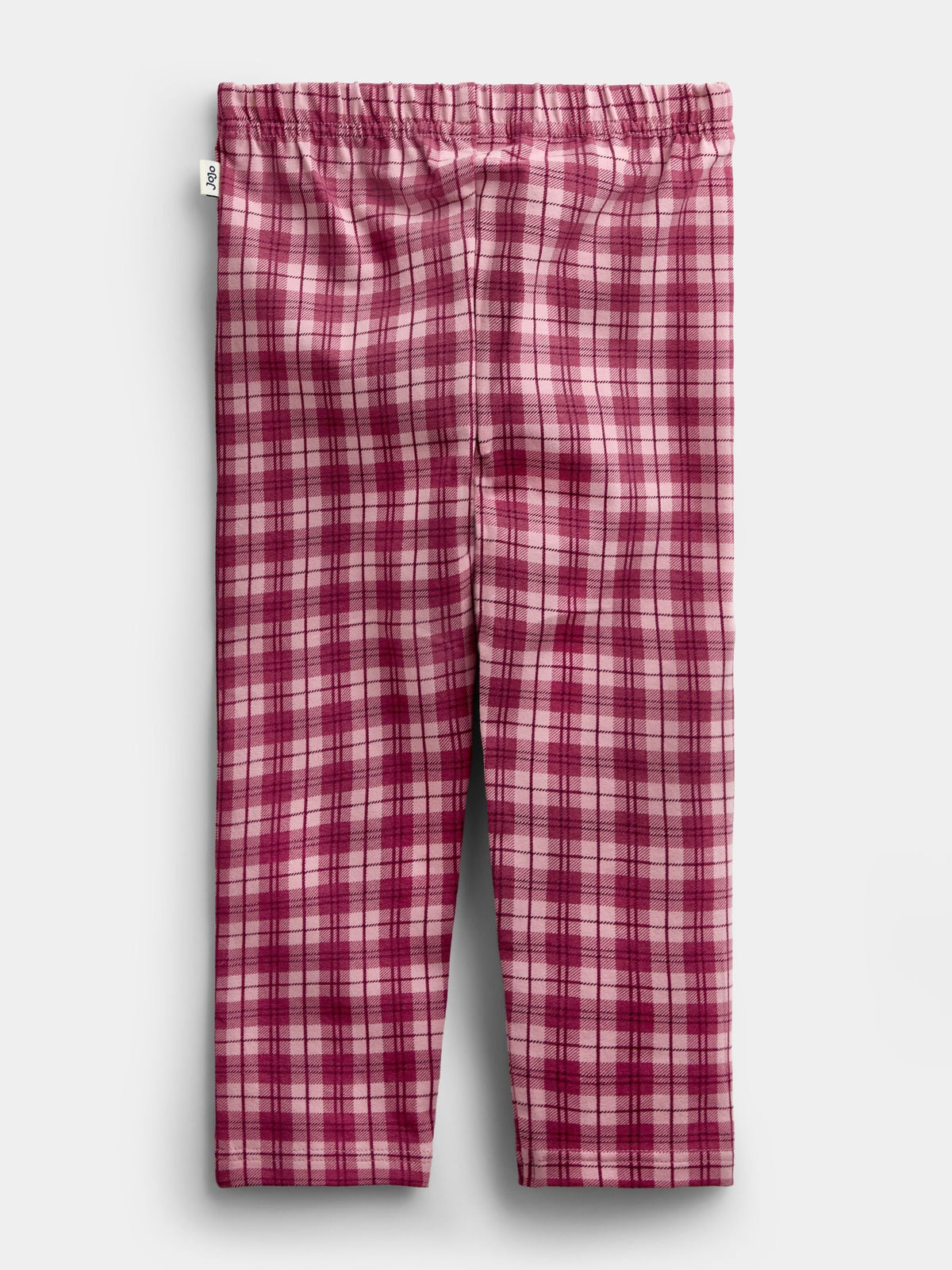 JoJo Maman Bébé Blue Marl Cherry Gingham 2 -Pack Appliqué & Check Leggings - image 4