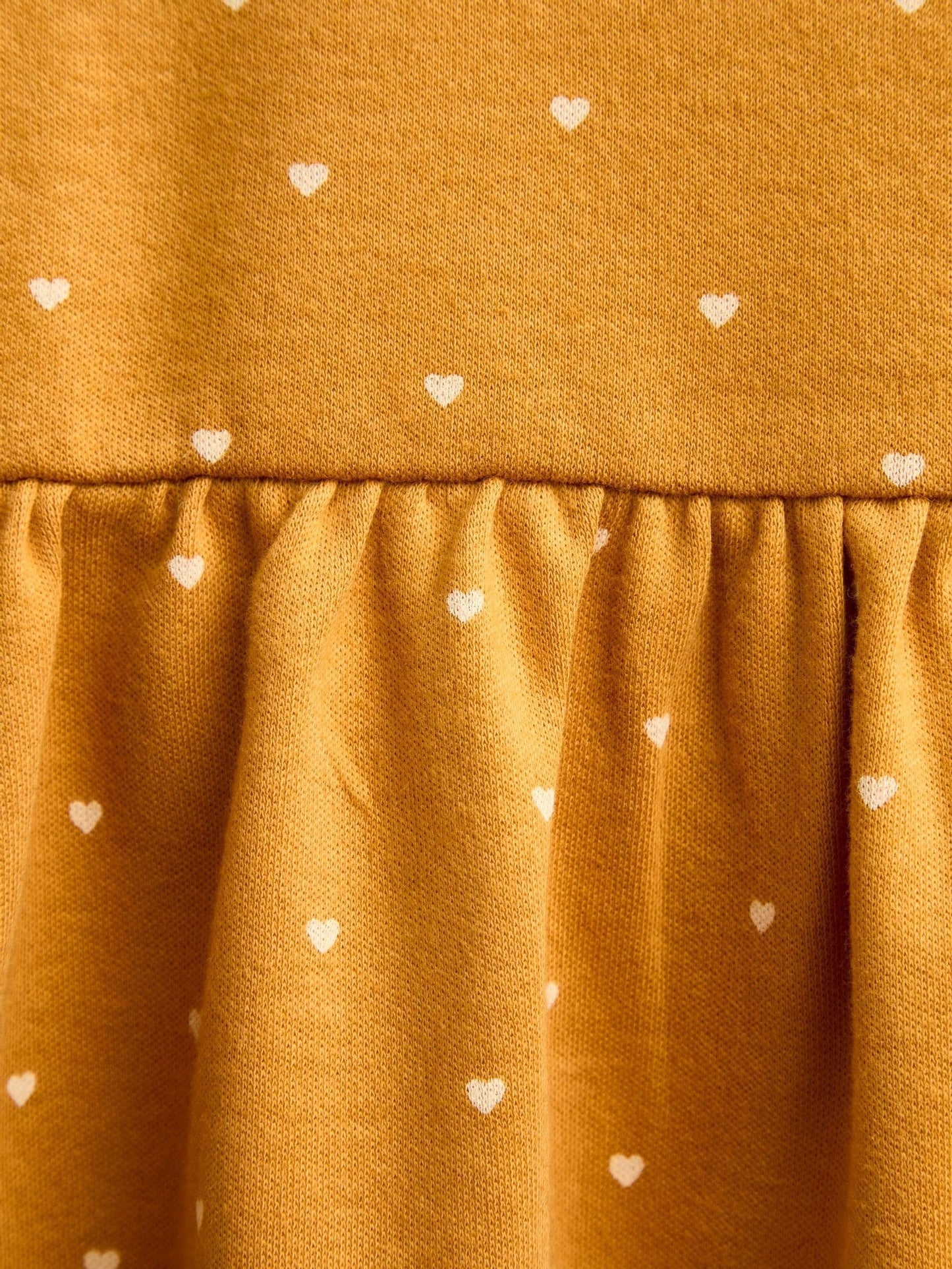 Dsiney Kidz - Jojo Maman Bébé Mustard Yellow Spot Jersey Dress image 4