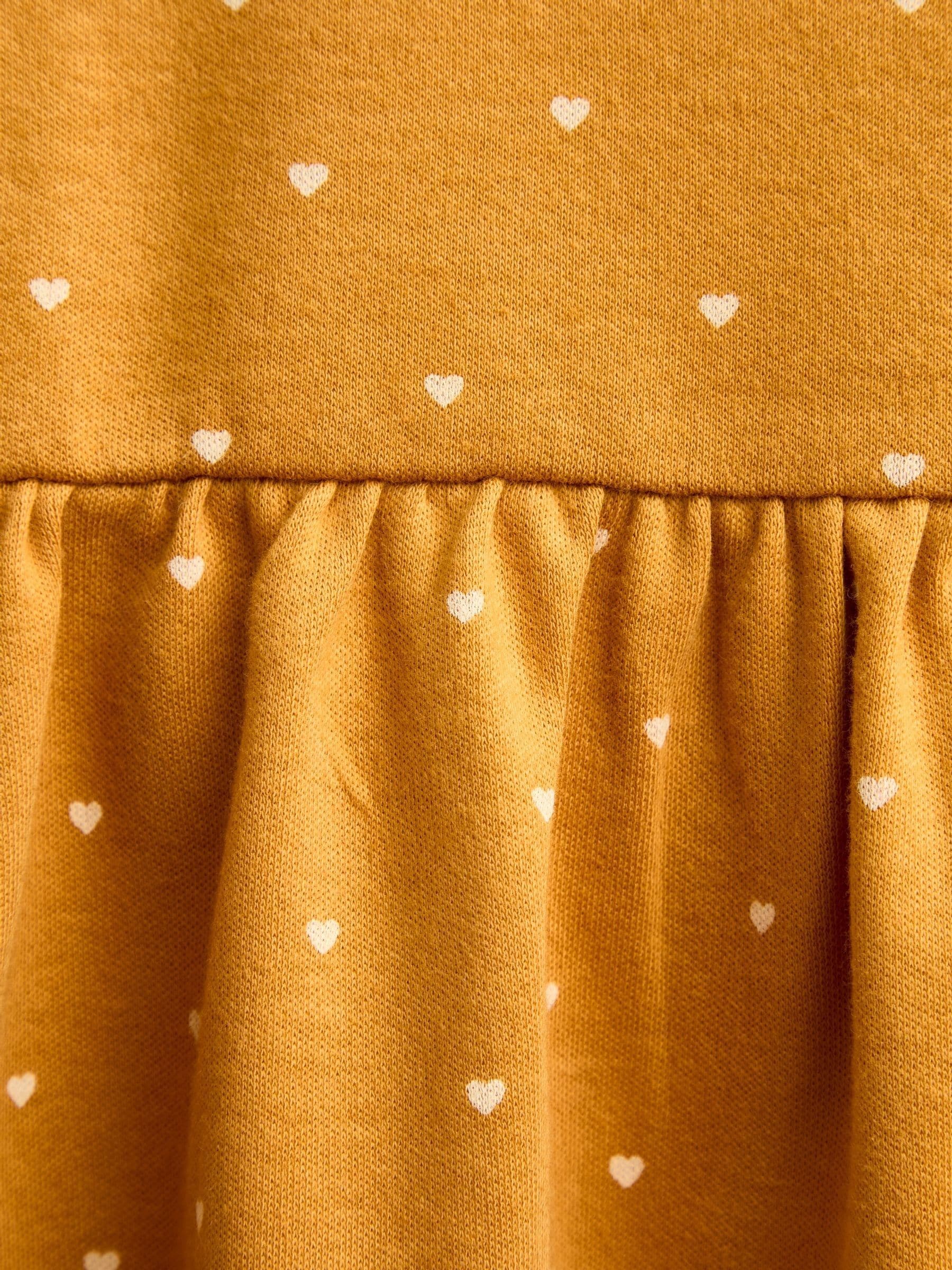 Dsiney Kidz - Jojo Maman Bébé Mustard Yellow Spot Jersey Dress image 4