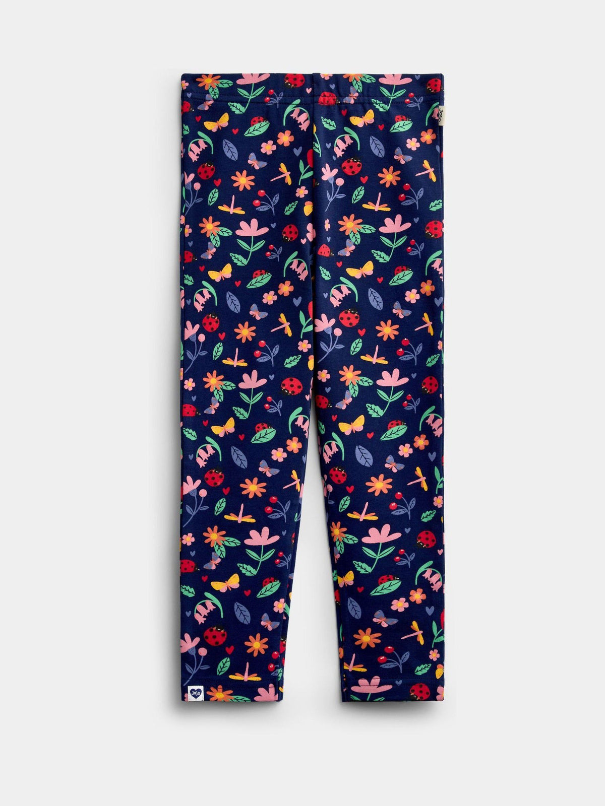 JoJo Maman Bébé Navy Blue Bug Friends 2-Pack Leggings - image 3
