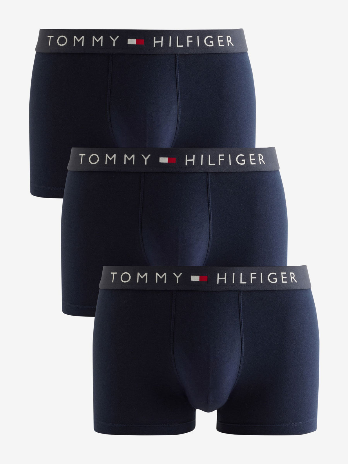 Dsiney Kidz - Tommy Hilfiger Blue Cotton Stretch Trunks 3 Pack image 1