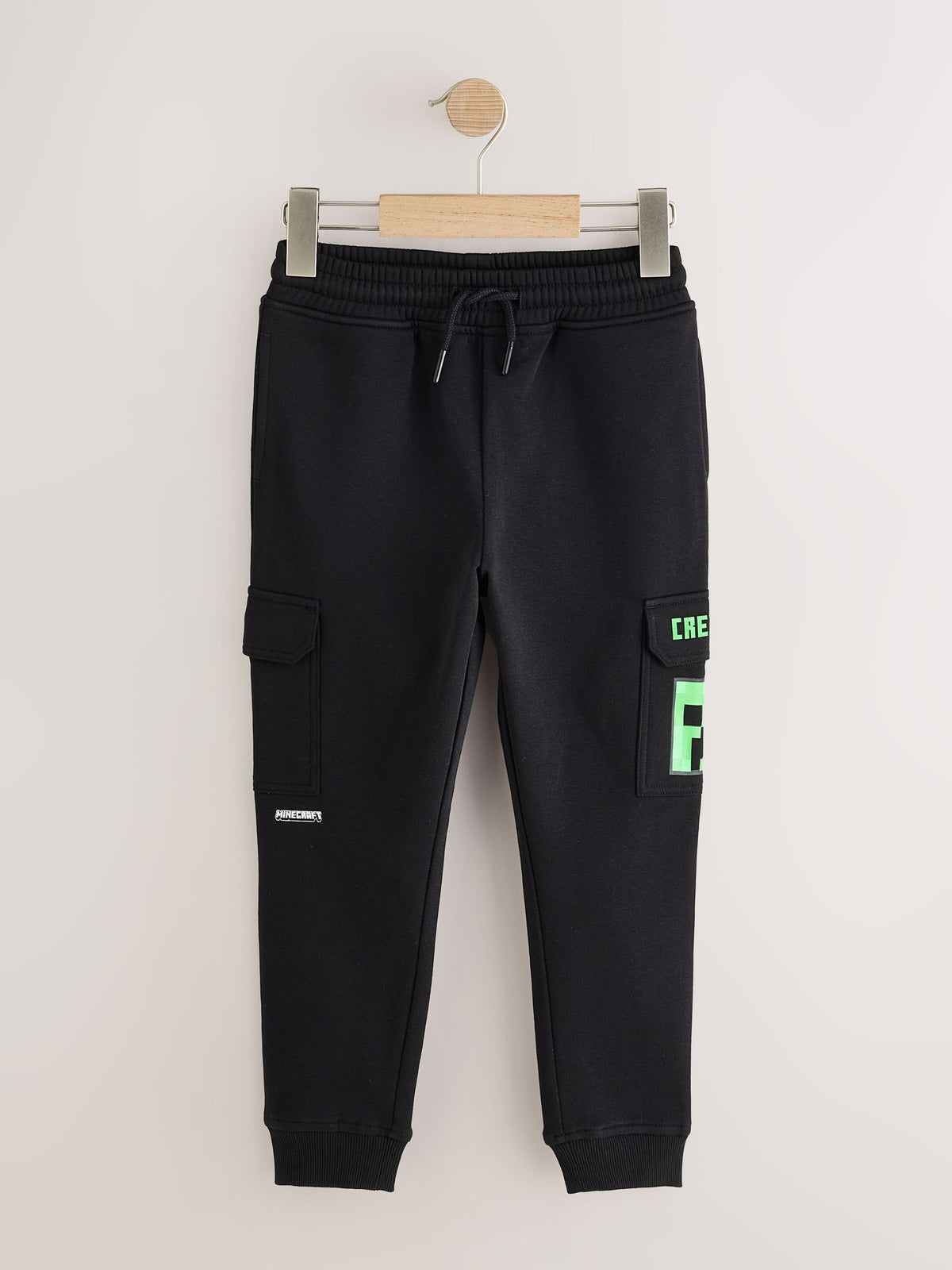 Minecraft Black Slim Fit Cargo Joggers (3-16yrs) - image 1