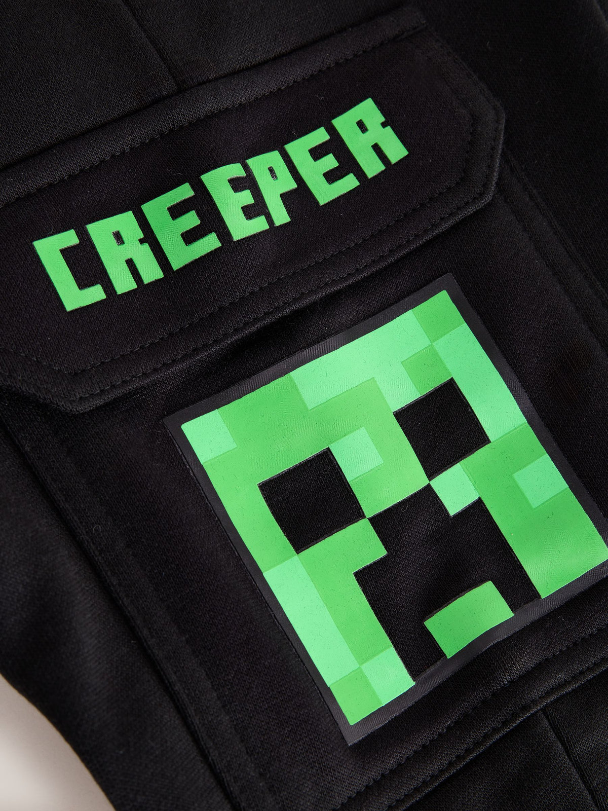 Minecraft Black Slim Fit Cargo Joggers (3-16yrs) - image 4