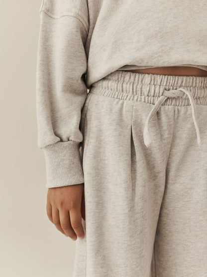 Grey Marl Off Shoulder Sweatshirt and Joggers Set (3-16yrs) - image 5