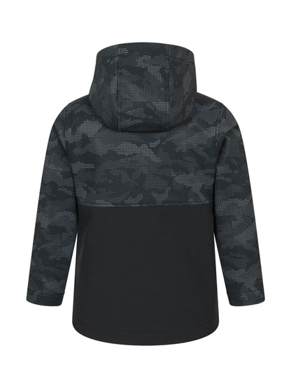 Dsiney Kidz - Mountain Warehouse Grey Exodus Kids Printed Water-Resistant Softshell Jacket image 2