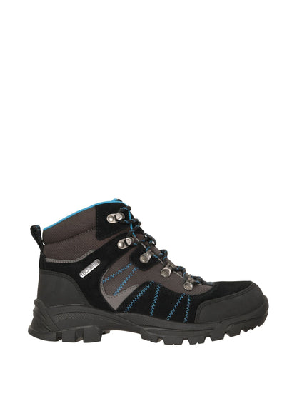 Mountain Warehouse Blue Edinburgh IsoGrip Waterproof Hiking Boots image 1