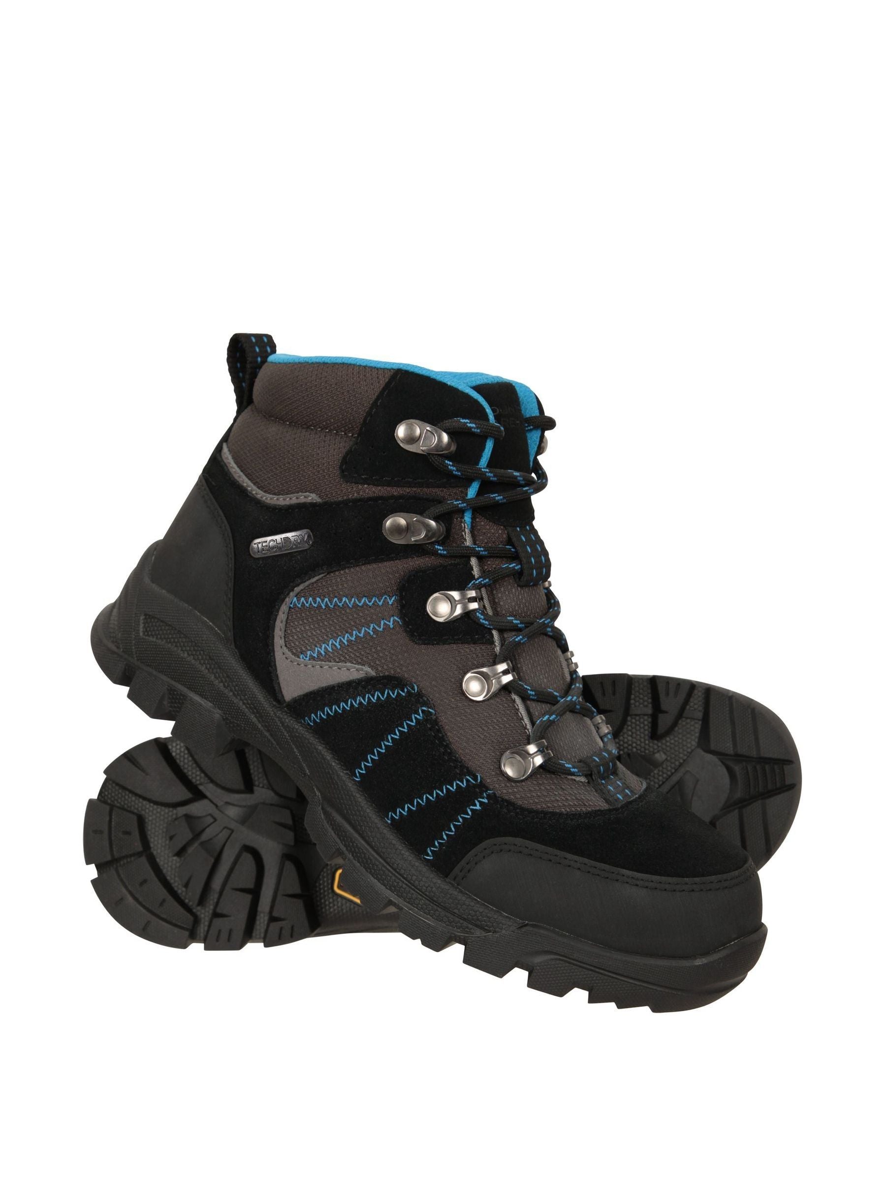 Mountain Warehouse Blue Edinburgh IsoGrip Waterproof Hiking Boots image 4