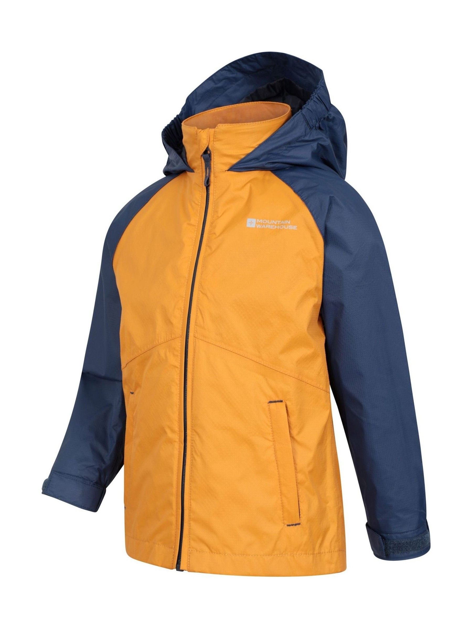 Dsiney Kidz - Mountain Warehouse Yellow Torrent II Kids Waterproof Jacket image 4