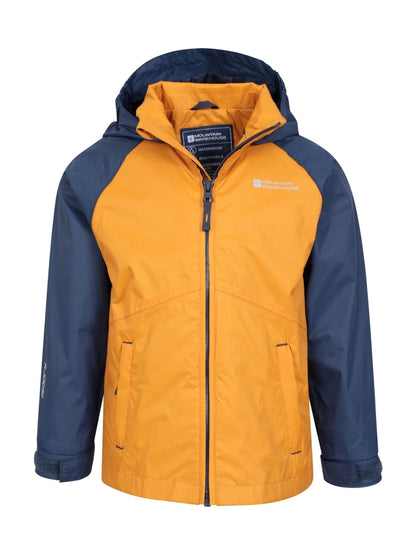 Dsiney Kidz - Mountain Warehouse Yellow Torrent II Kids Waterproof Jacket image 5