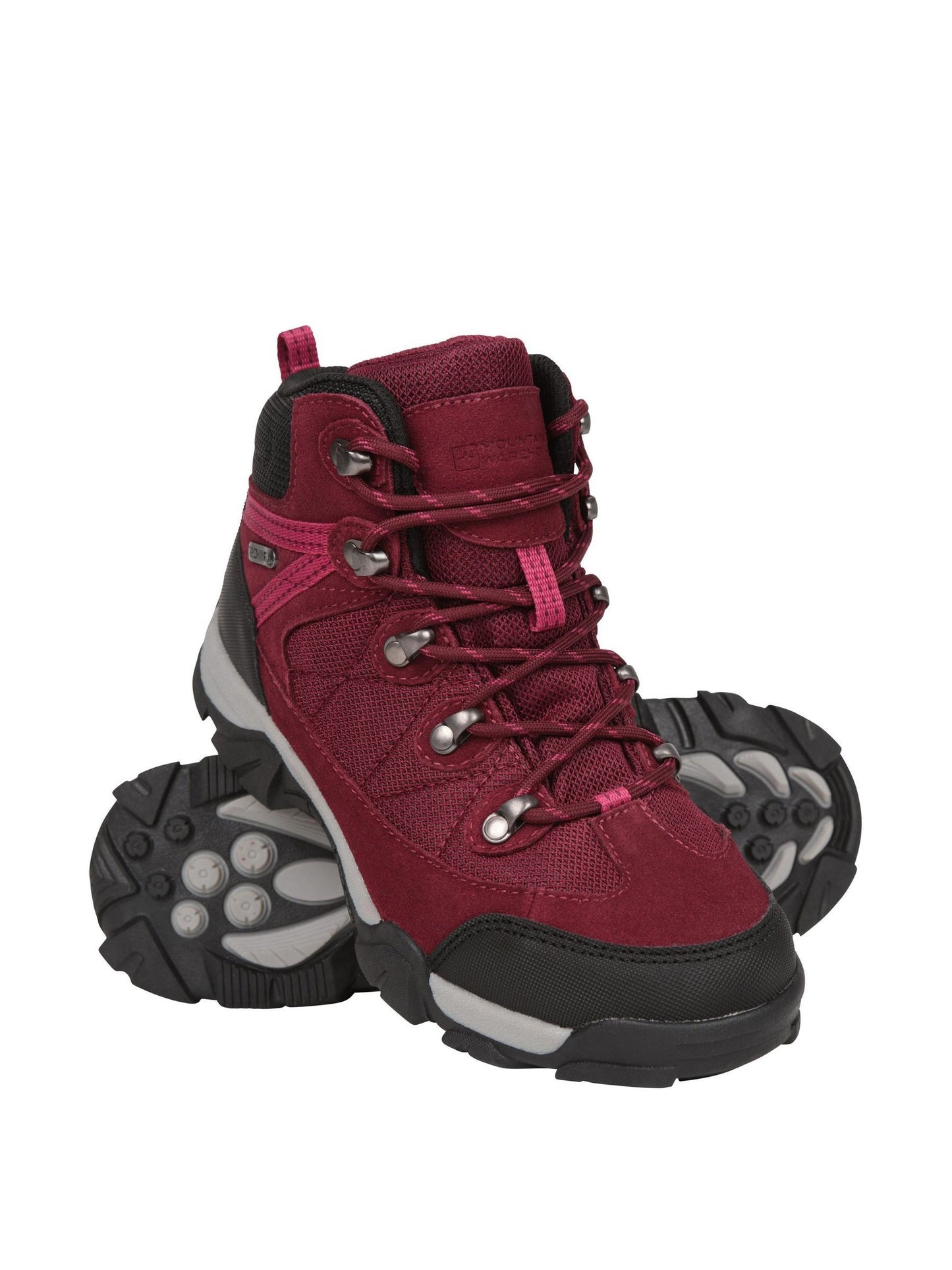 Mountain Warehouse Red Trail Kids Waterproof Walking Boots image 1