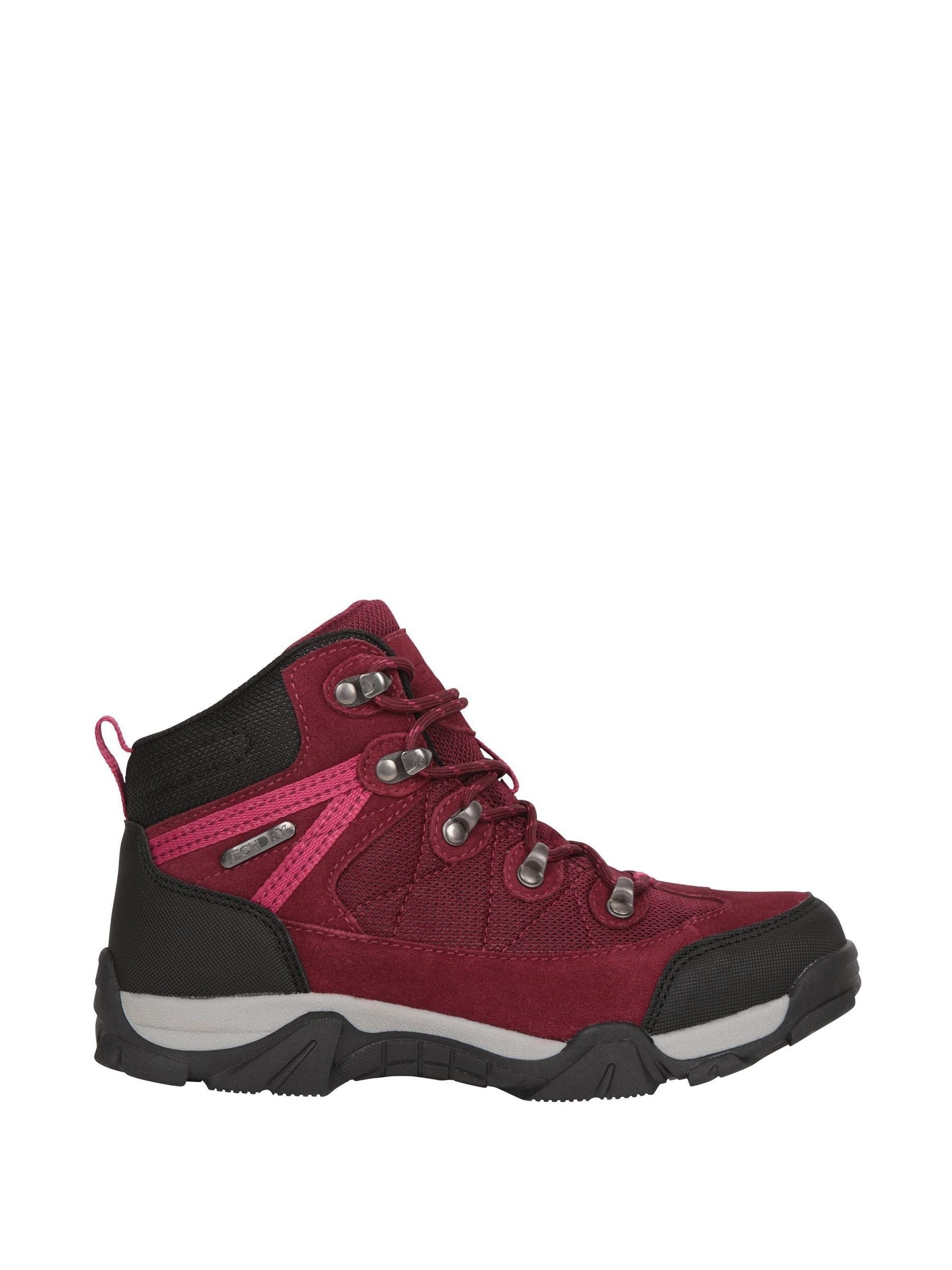 Mountain Warehouse Red Trail Kids Waterproof Walking Boots image 2