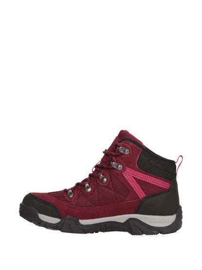 Mountain Warehouse Red Trail Kids Waterproof Walking Boots image 3