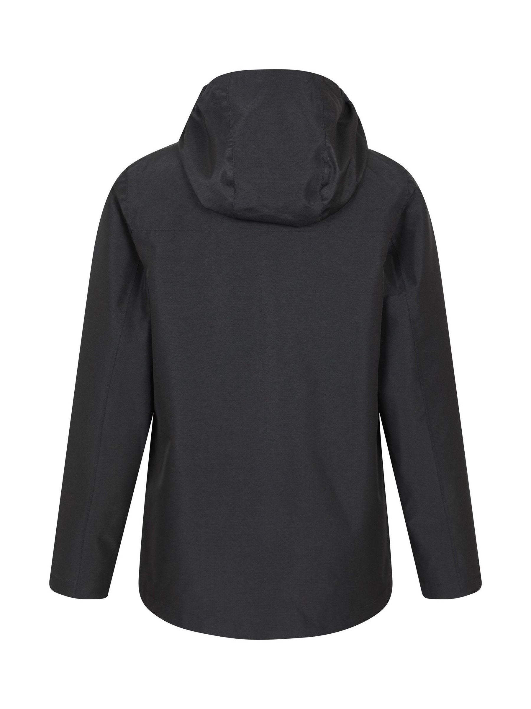 Dsiney Kidz - Mountain Warehouse Black Noah Kids Waterproof Jacket image 3
