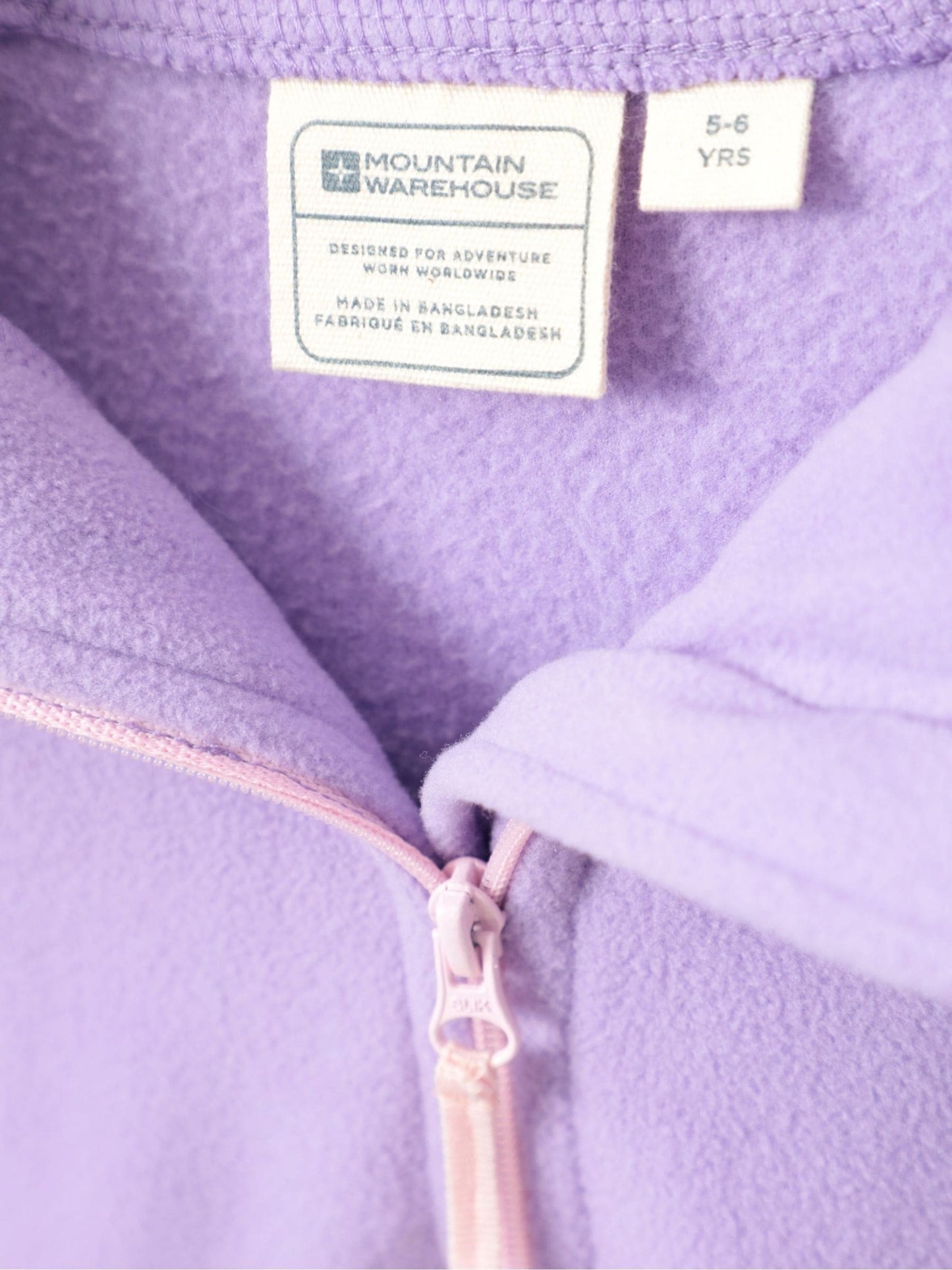 Dsiney Kidz - Mountain Warehouse Purple Camber II Fleece Hoodie image 6