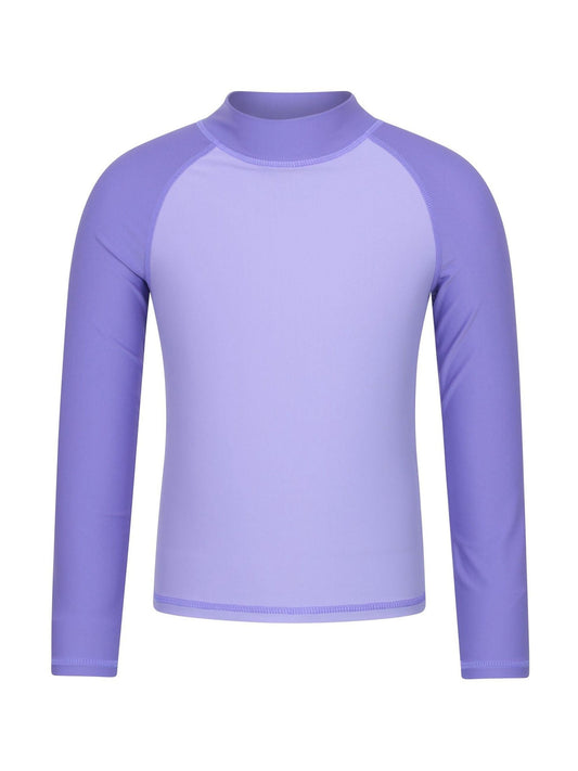 Dsiney Kidz - Mountain Warehouse Light Purple Long Sleeve Rash Vest image 1
