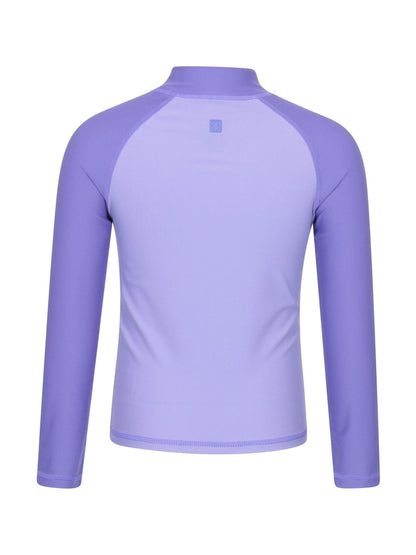 Dsiney Kidz - Mountain Warehouse Light Purple Long Sleeve Rash Vest image 2