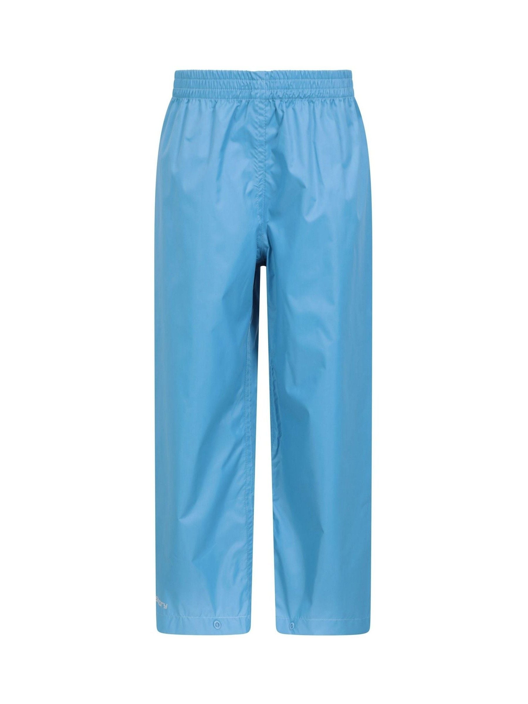 Mountain Warehouse Light Blue Pakka II Waterproof Overtrousers image 1