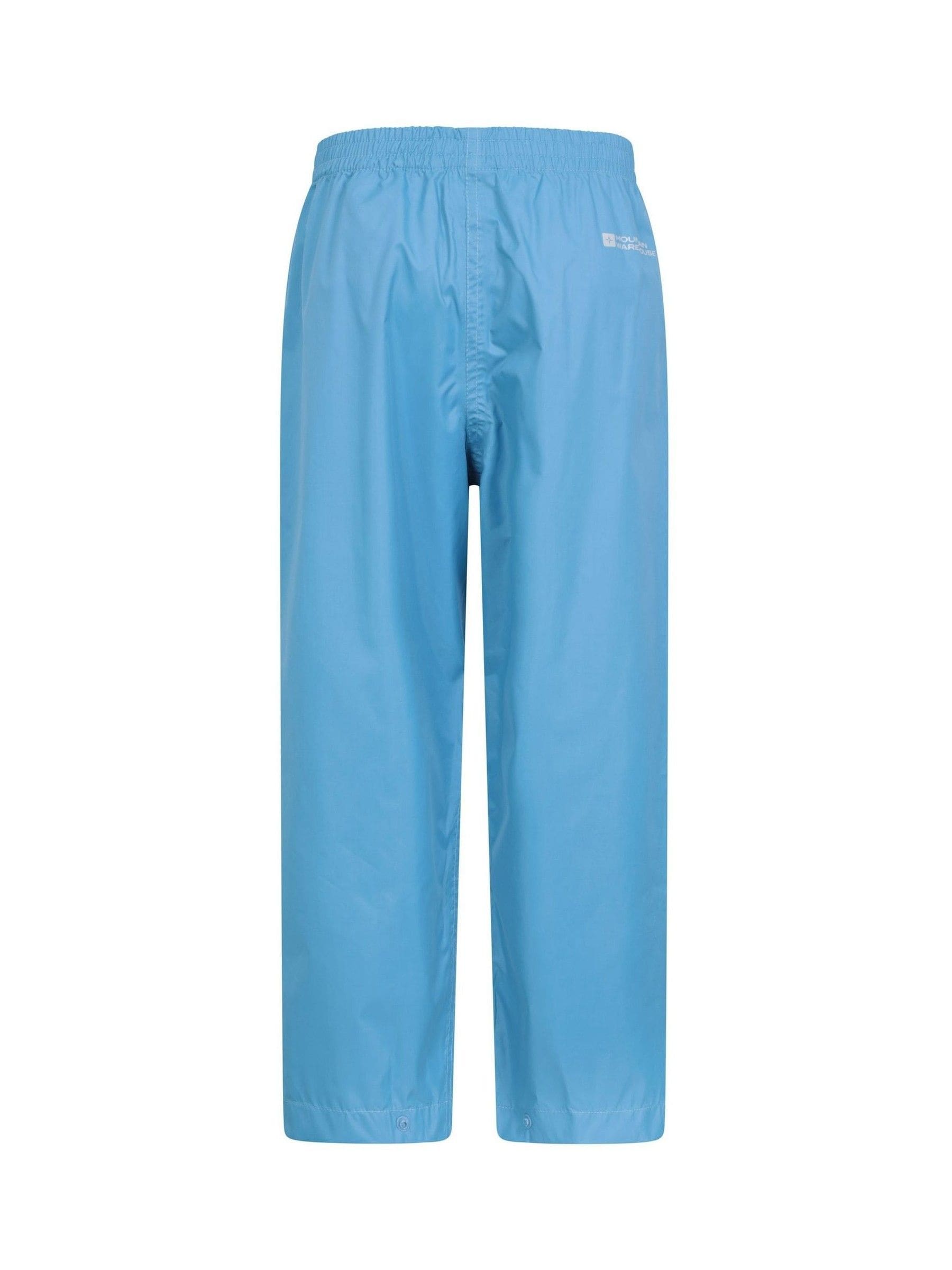 Mountain Warehouse Light Blue Pakka II Waterproof Overtrousers image 2