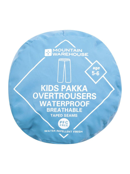 Mountain Warehouse Light Blue Pakka II Waterproof Overtrousers image 6