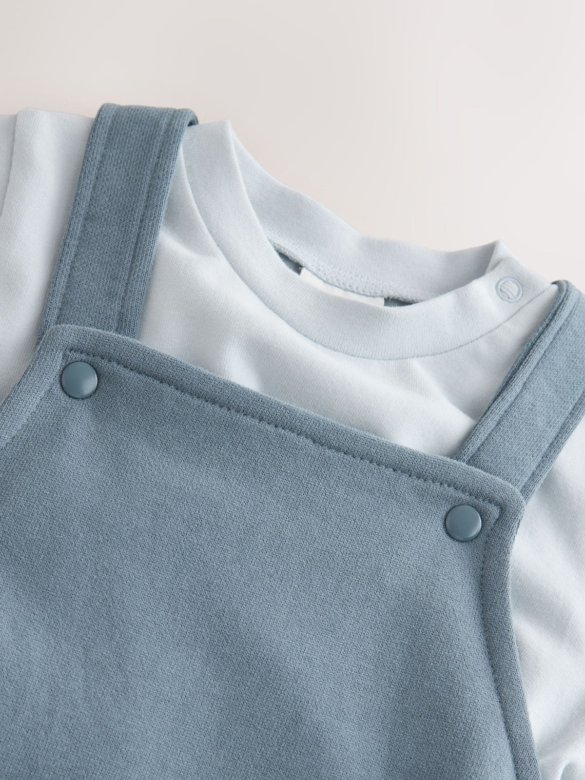 Blue Jersey Dungarees and Bodysuit Baby Set (0mths-2yrs) - image 4