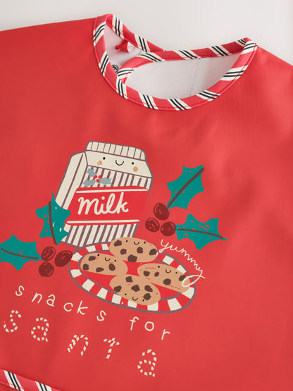 Christmas Food Weaning And Feeding Sleeved Bib - image 2