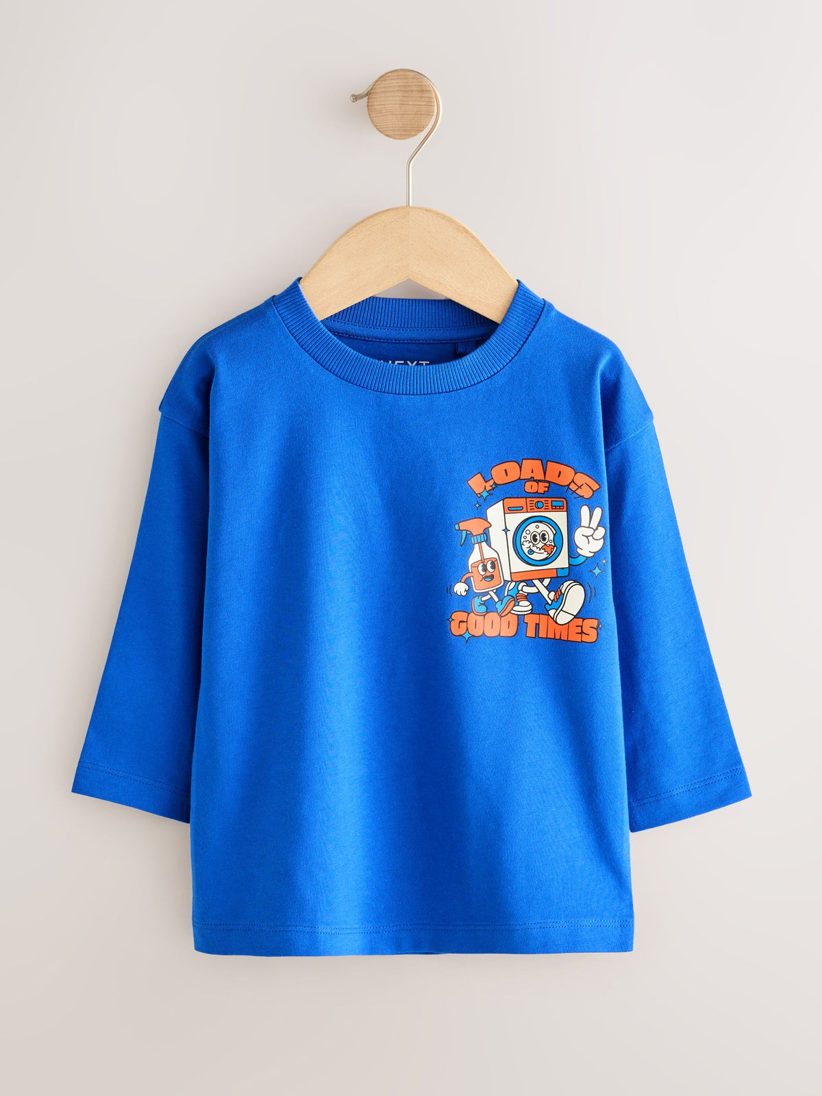Dsiney Kidz - Blue Long Sleeve Graphic T-Shirt (3mths-7yrs) image 1