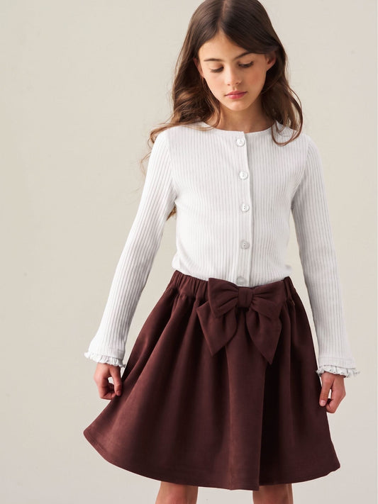 Dsiney Kidz - Angel & Rocket White Nellie Rib Long Sleeve Top image 2