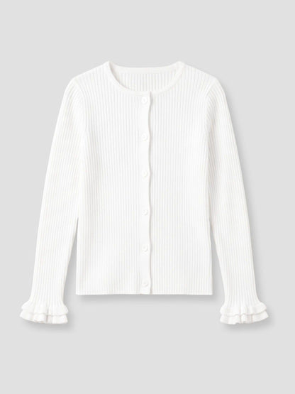 Dsiney Kidz - Angel & Rocket White Nellie Rib Long Sleeve Top image 4