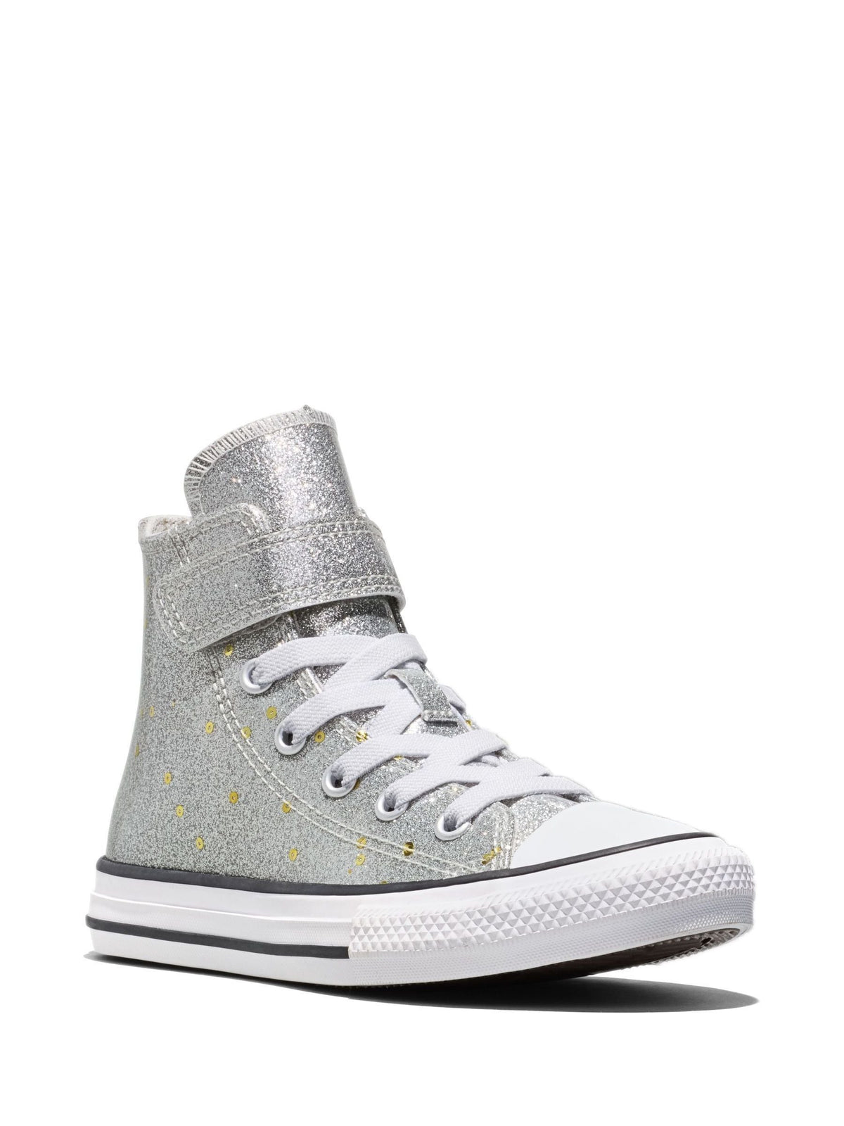 Dsiney Kidz - Converse Grey Chuck Taylor Glitter Sequins High Trainers image 2