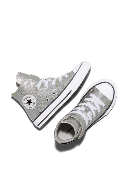 Dsiney Kidz - Converse Grey Chuck Taylor Glitter Sequins High Trainers image 4
